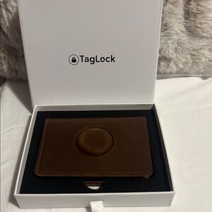 Brown Leather Key & Card Holder